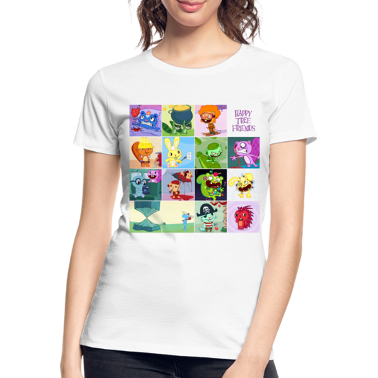 Happy Tree Friends - T-shirt bio Femme - blanc
